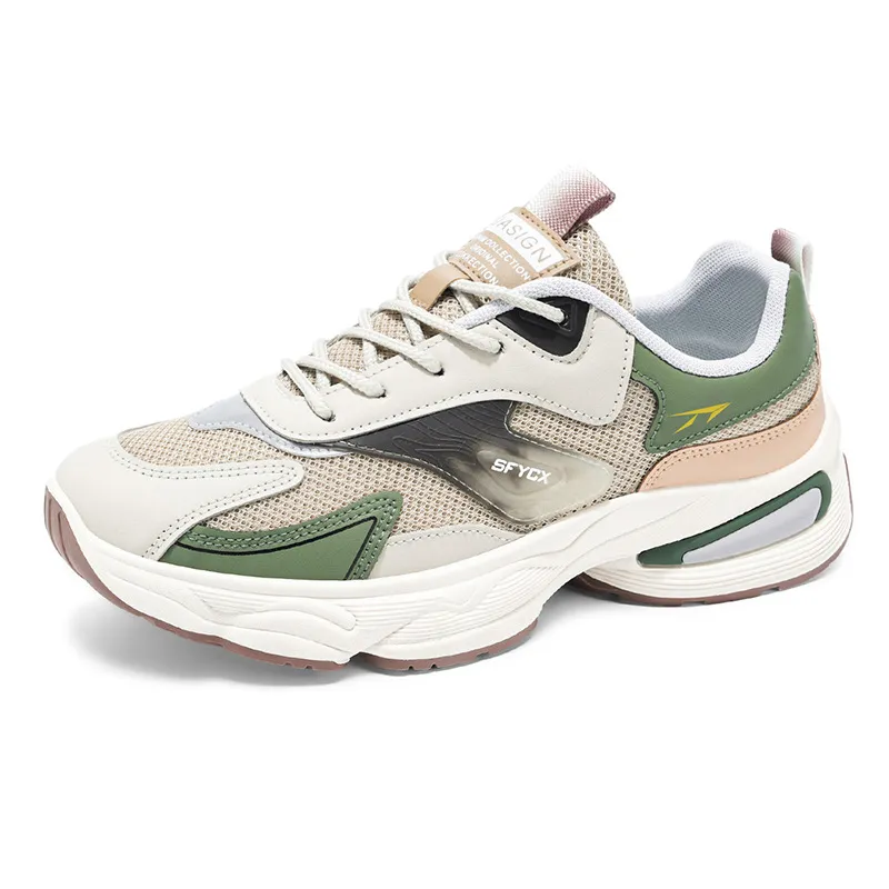 Men's Breathable Mesh Dad Sneakers Autumn – Chunky Thick Sole Platform Sports Shoes, Trendy Versatile Anti-Slip Casual Footwear